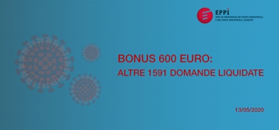 BONUS 600 €: ALTRE 1591 DOMANDE LIQUIDATE