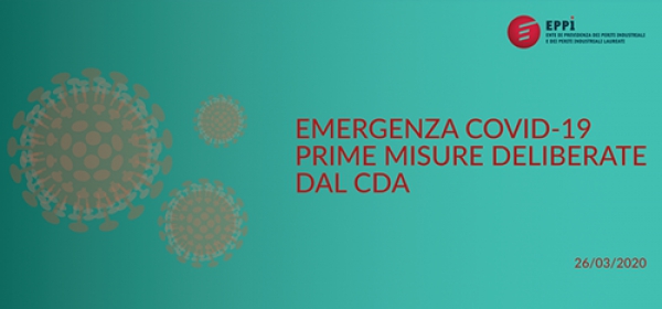 EMERGENZA COVID-19: PRIME MISURE DELIBERATE DAL CDA
